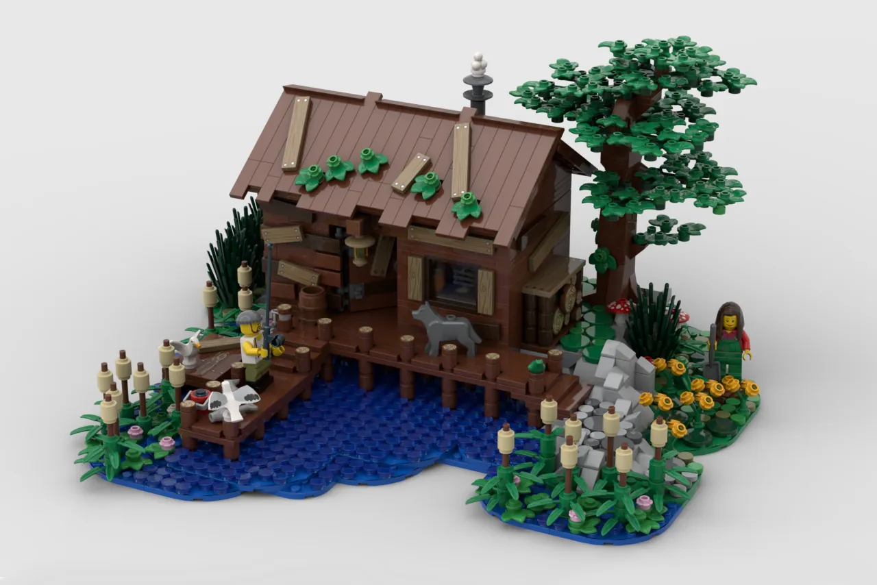 Lego store fisherman's hut