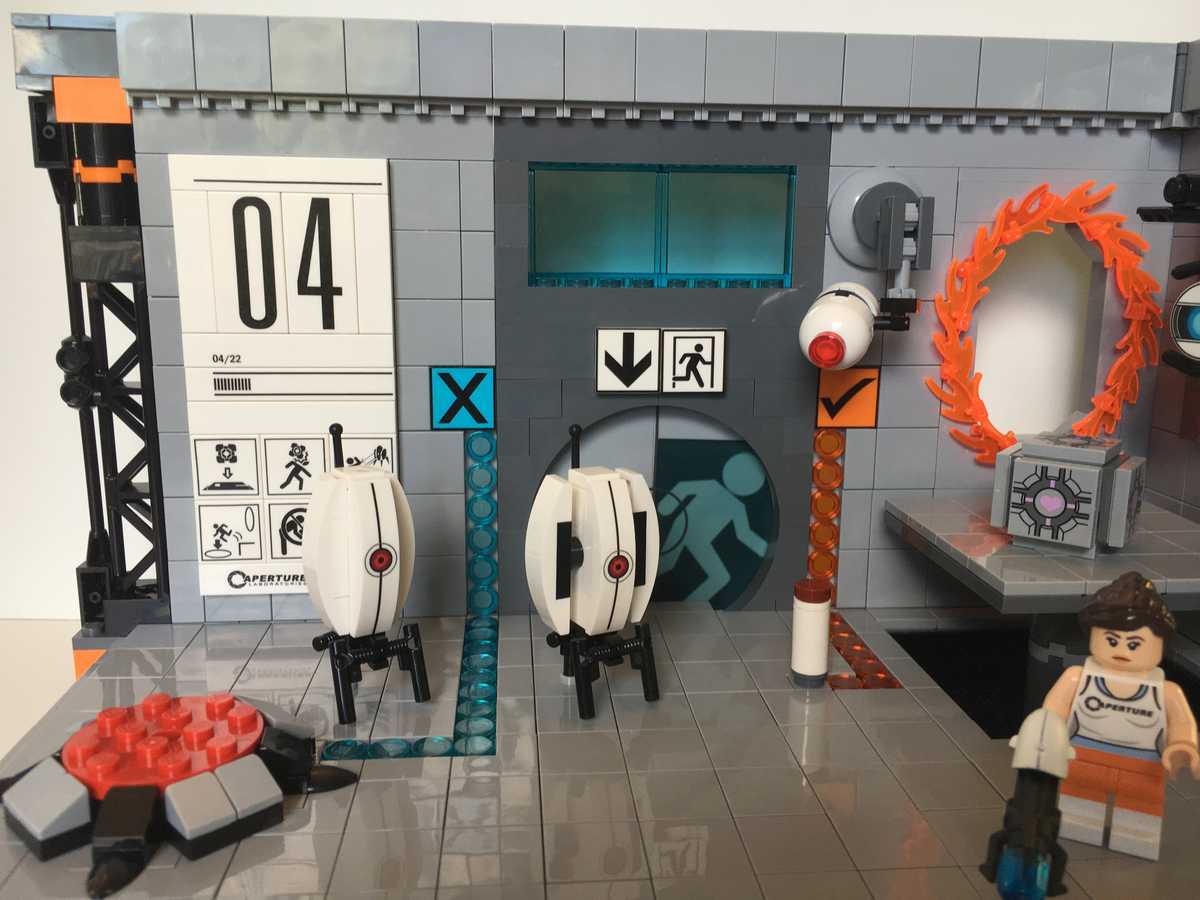 Lego portal 2 portal gun фото 115