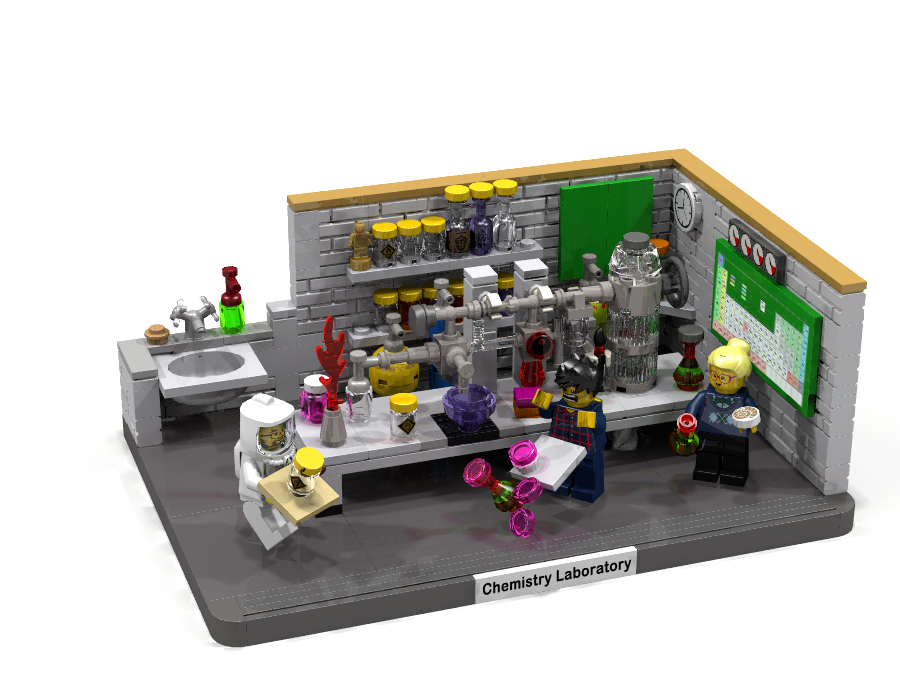 Lego store scientist lab