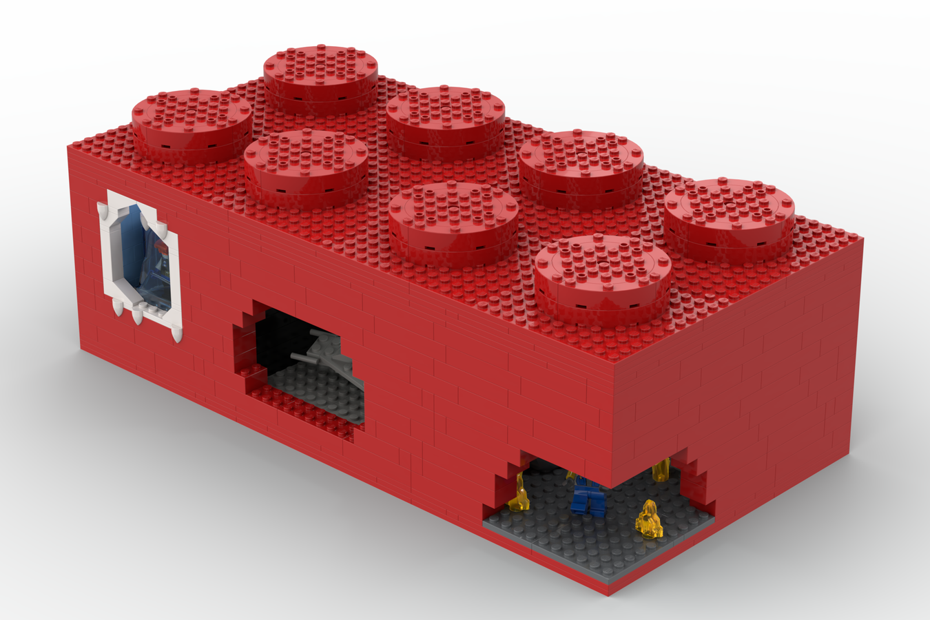 LEGO IDEAS - We all love LEGO Bricks - LEGO Red Heart 2x2 Brick