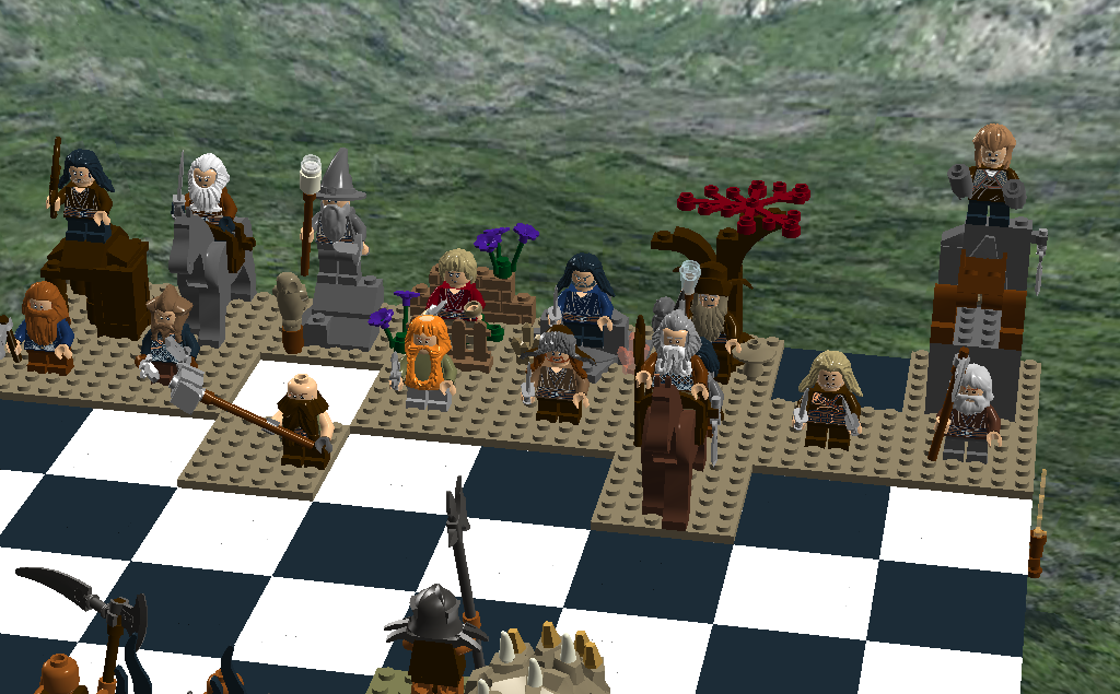 LEGO IDEAS - The Hobbit giant chess