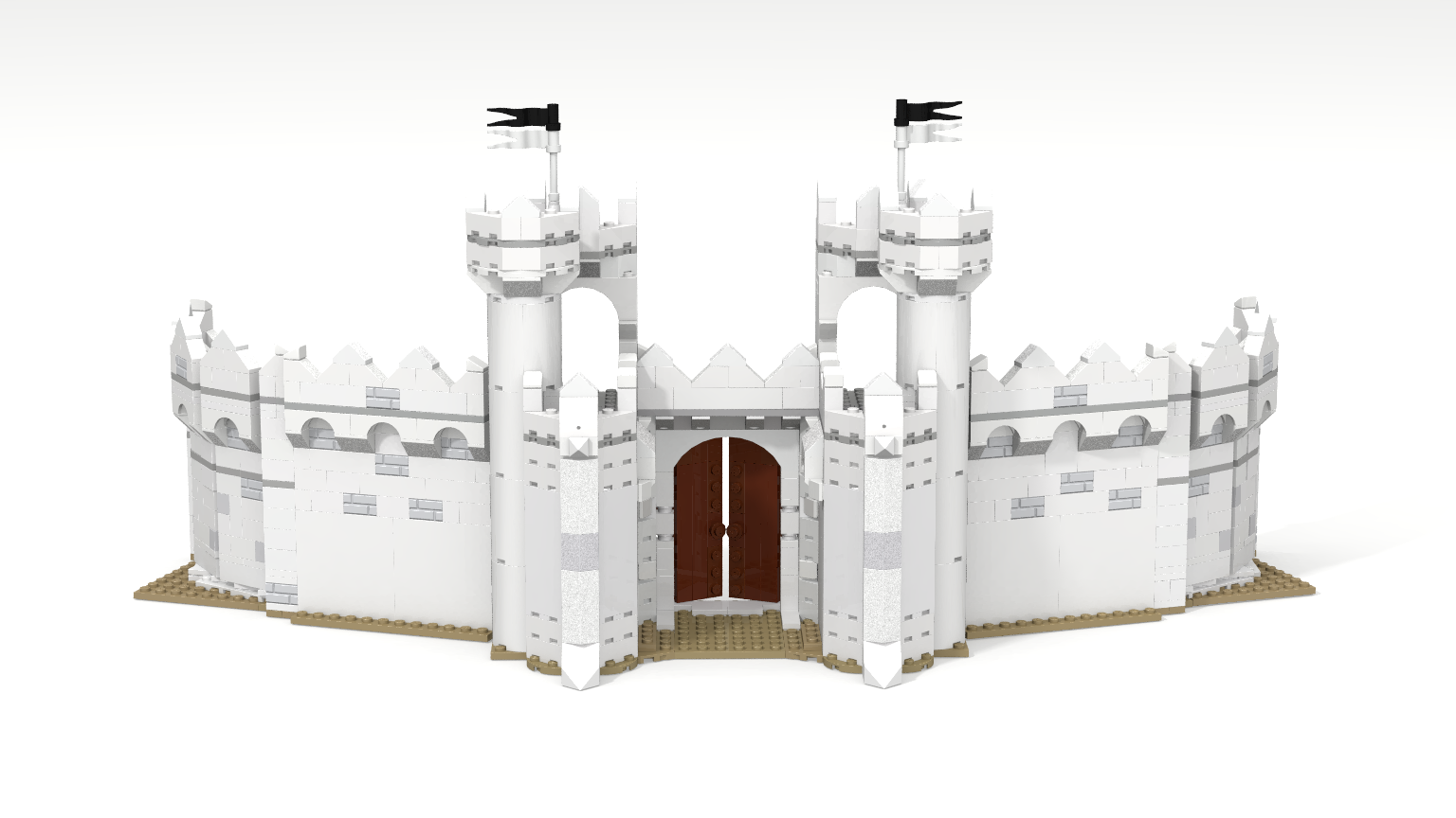 LoTR Minas Tirith LEGO Idea Kit Fully Supported!