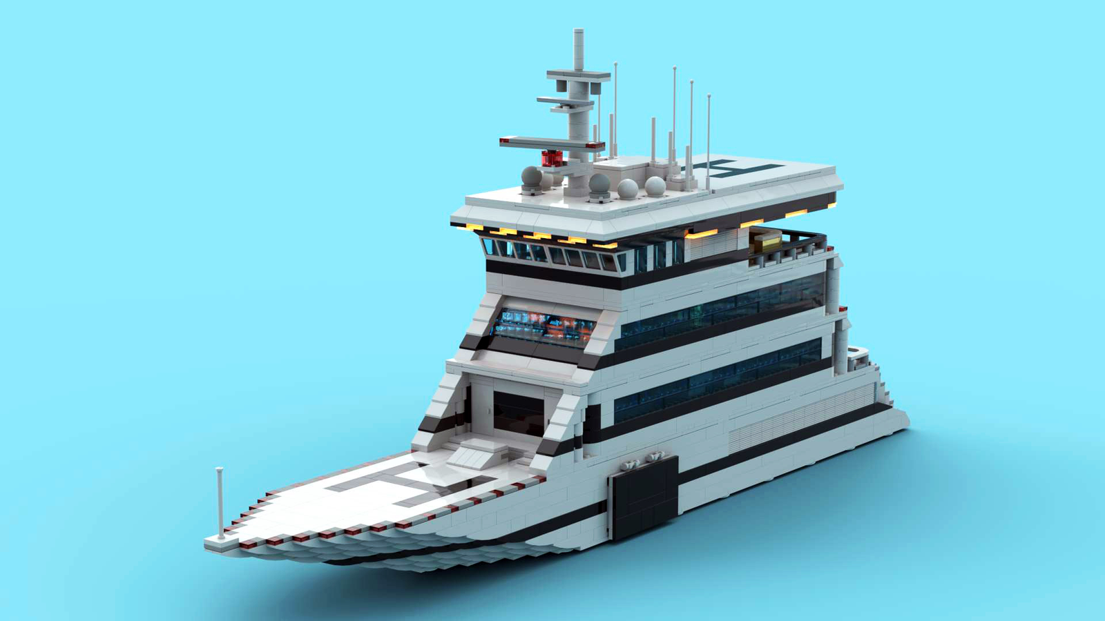 Lego super yacht online set