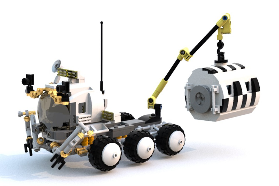 Lego lunar lander sales moc