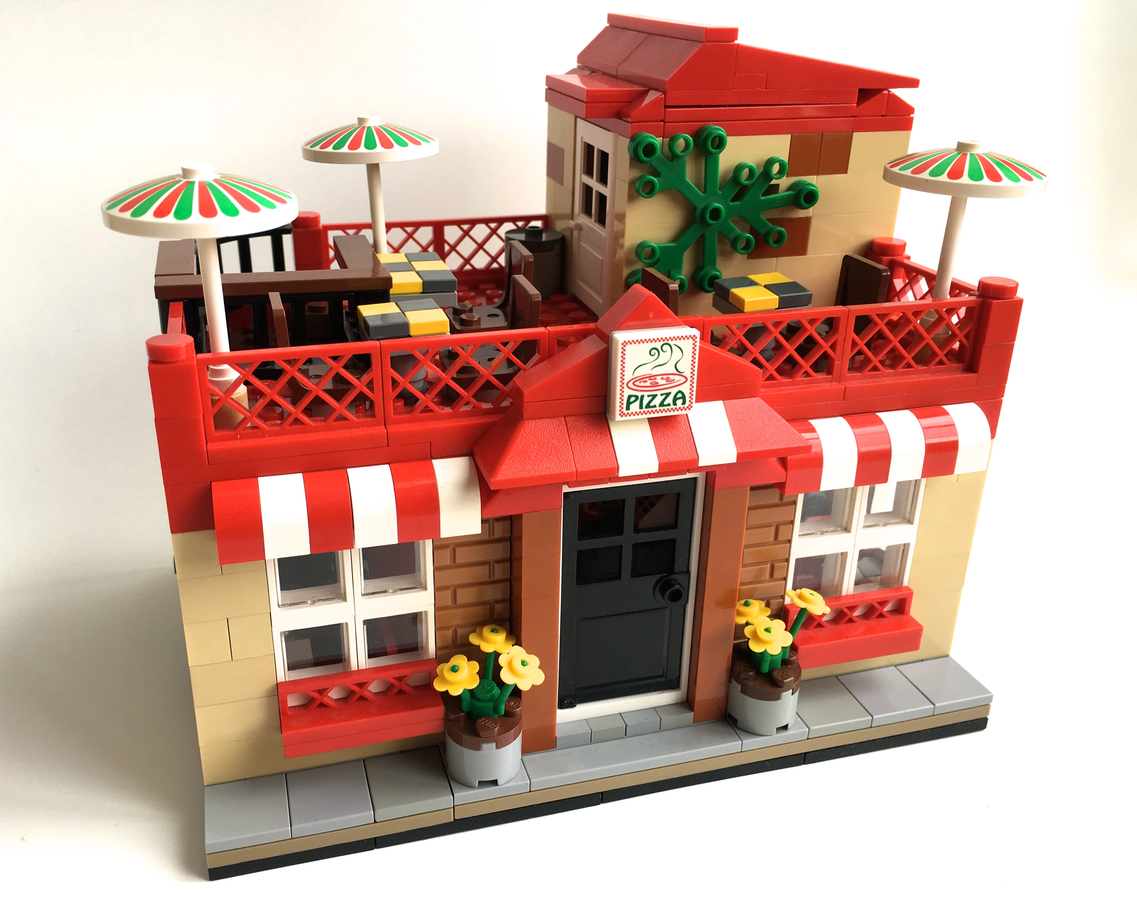 Lego deals pizza shop