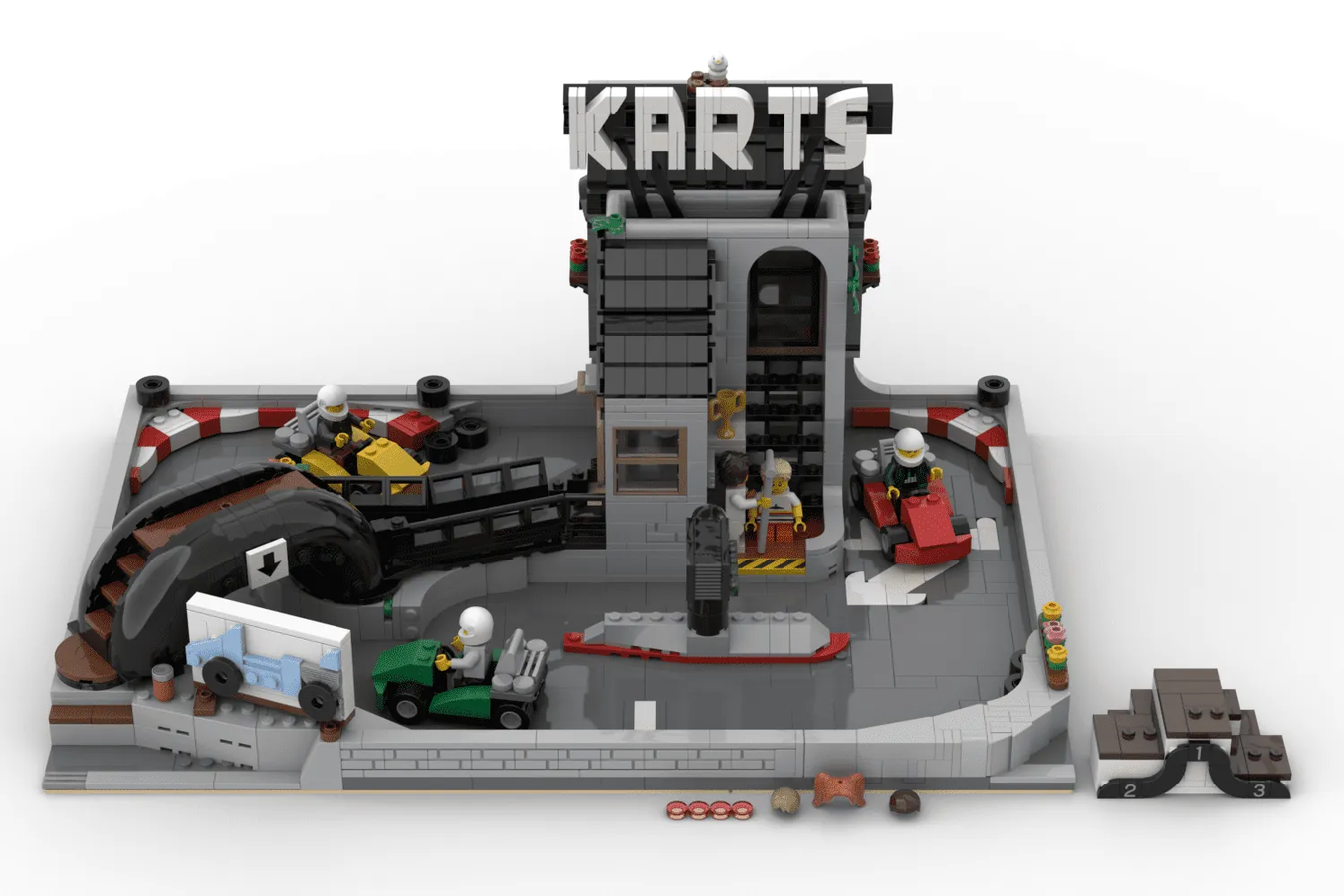 Lego go sales kart track