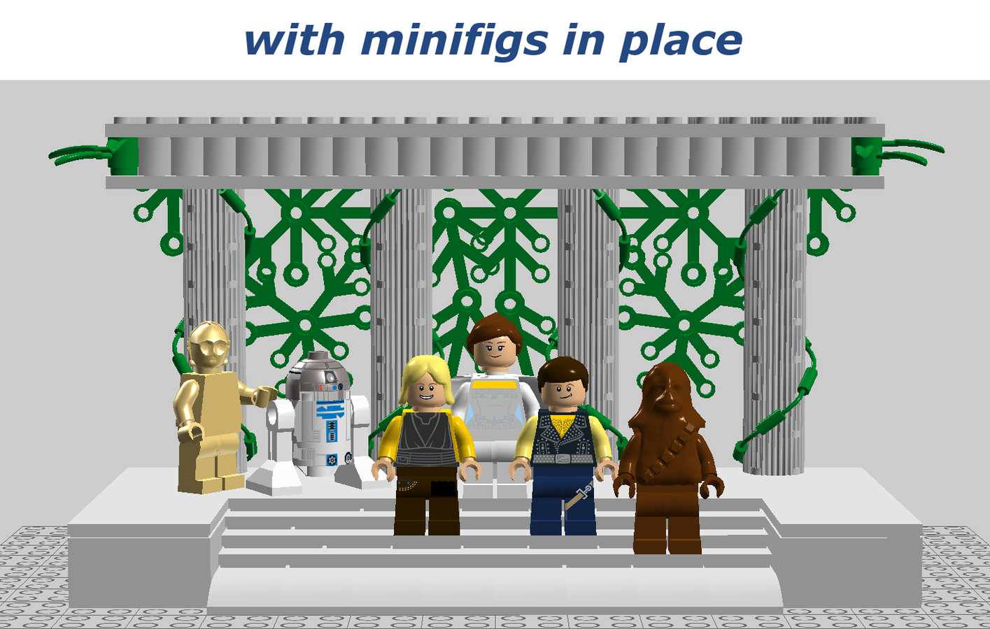 Lego han solo medal ceremony sale