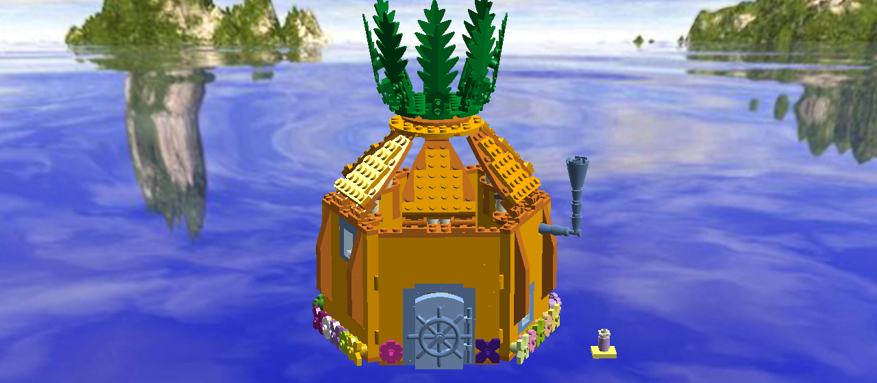 real spongebob pineapple house