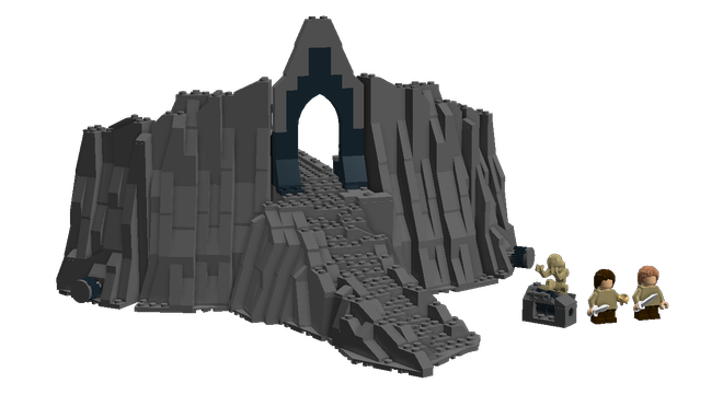 lego frodo frodo mount doom