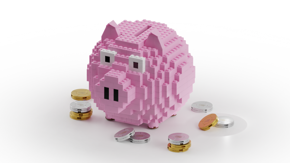 LEGO IDEAS Piggy Bank