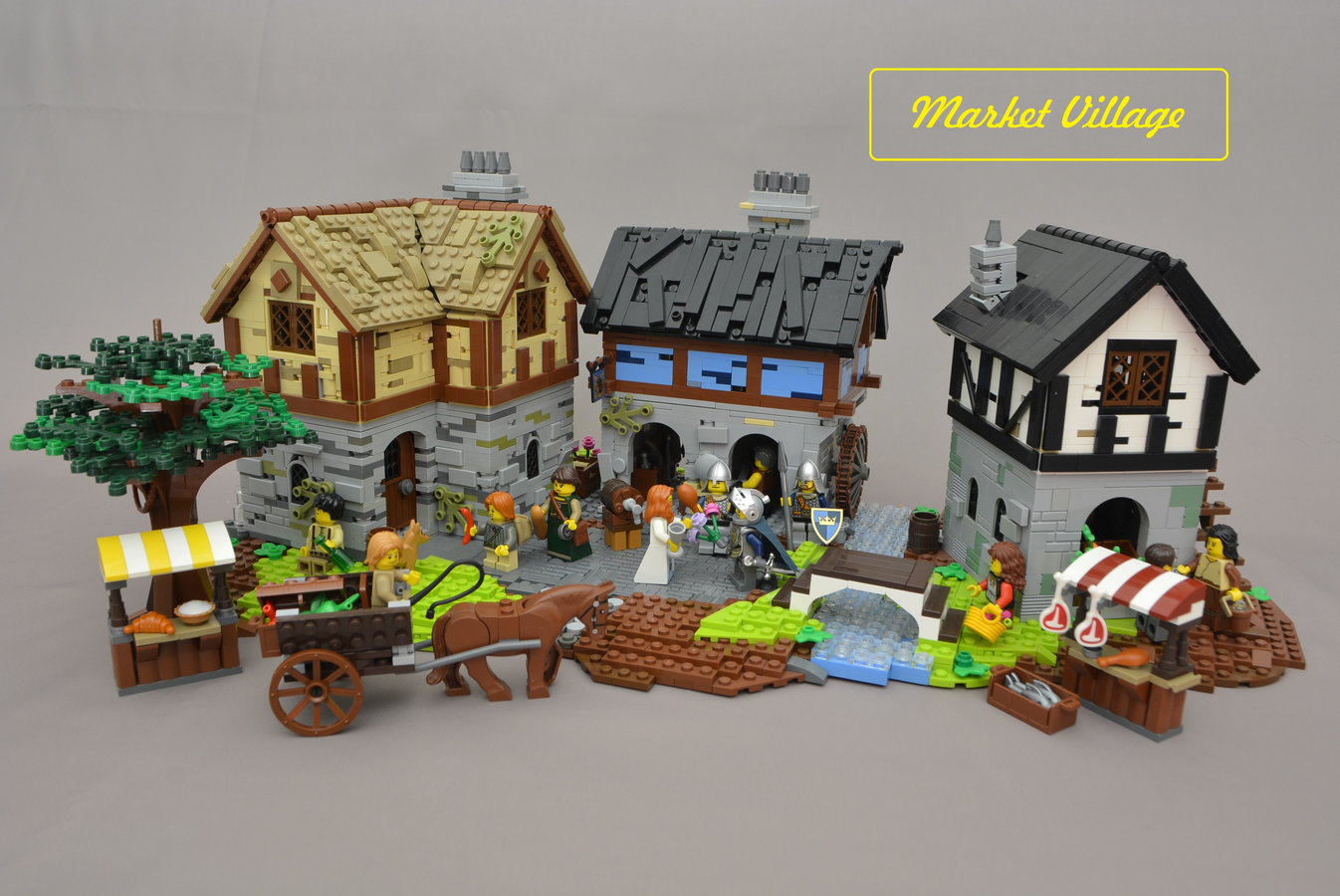 lego medieval market village