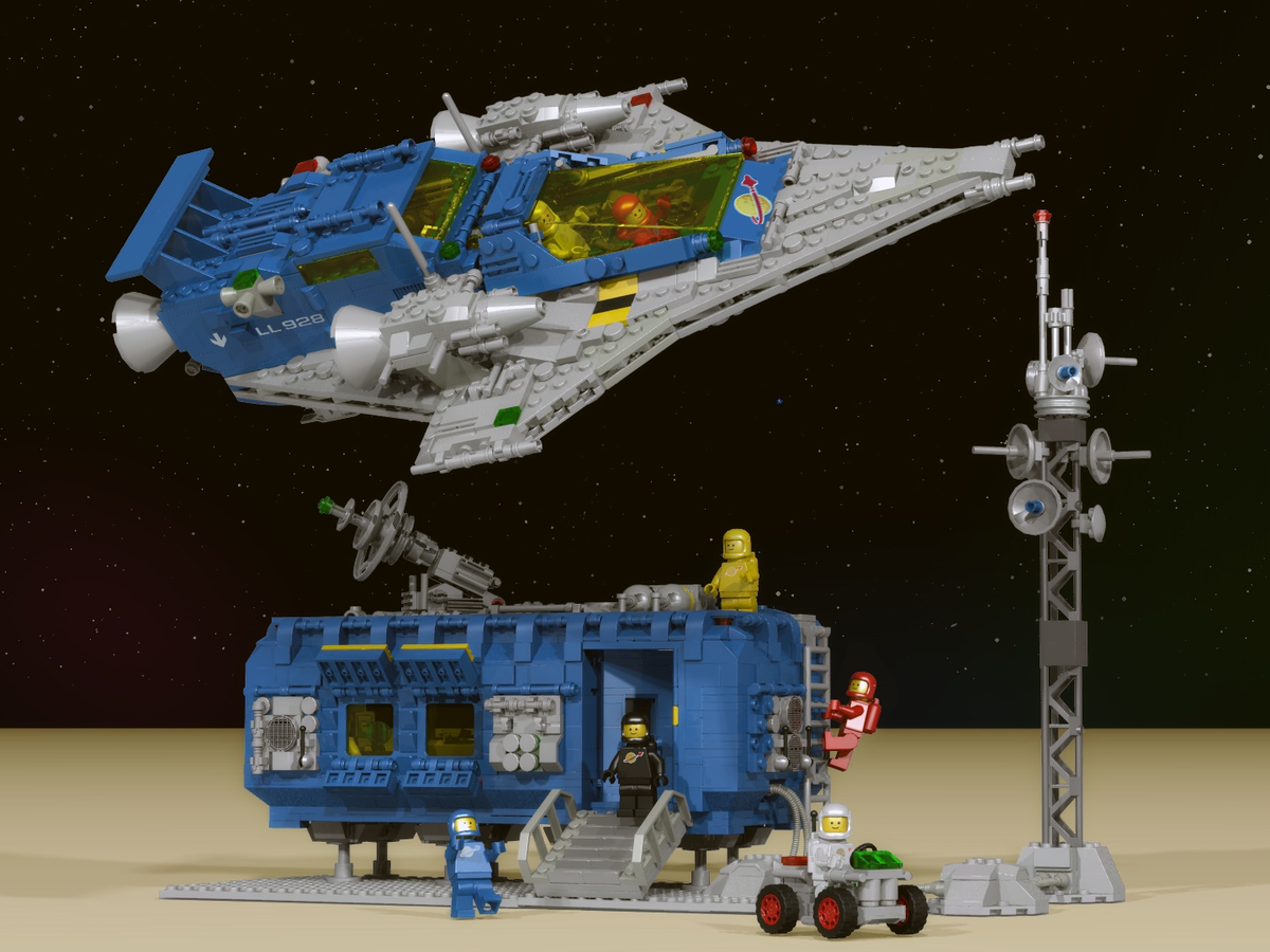 LEGO IDEAS 90th Anniversary: Micro-Scale Celebrations! LL 928 Galaxy ...