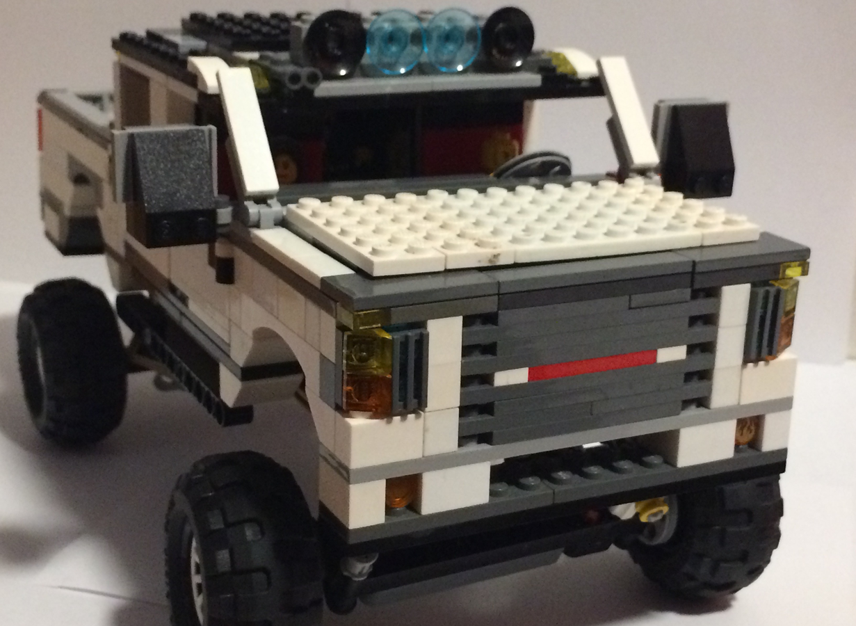 Lego store mud truck