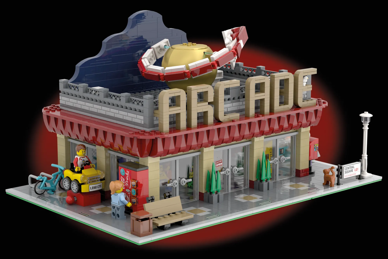 Arcade best sale lego set