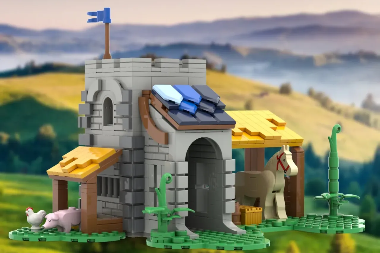 LEGO Medieval Stable MOC (6), A few shots of my more update…