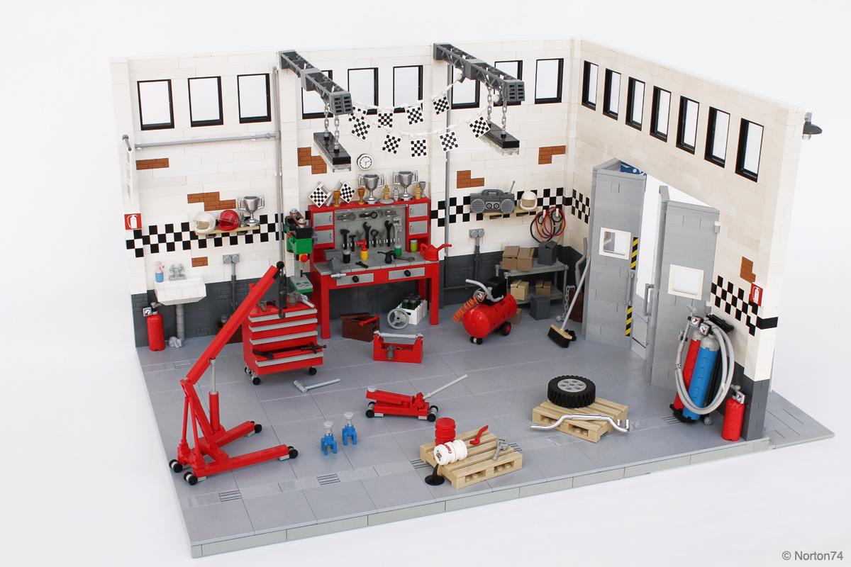 Lego vw garage online