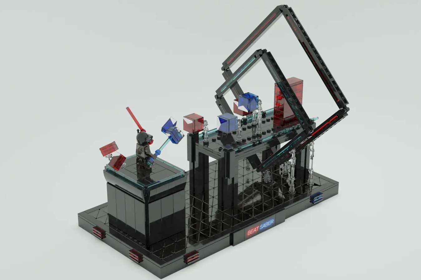 LEGO IDEAS Beat Saber Diorama