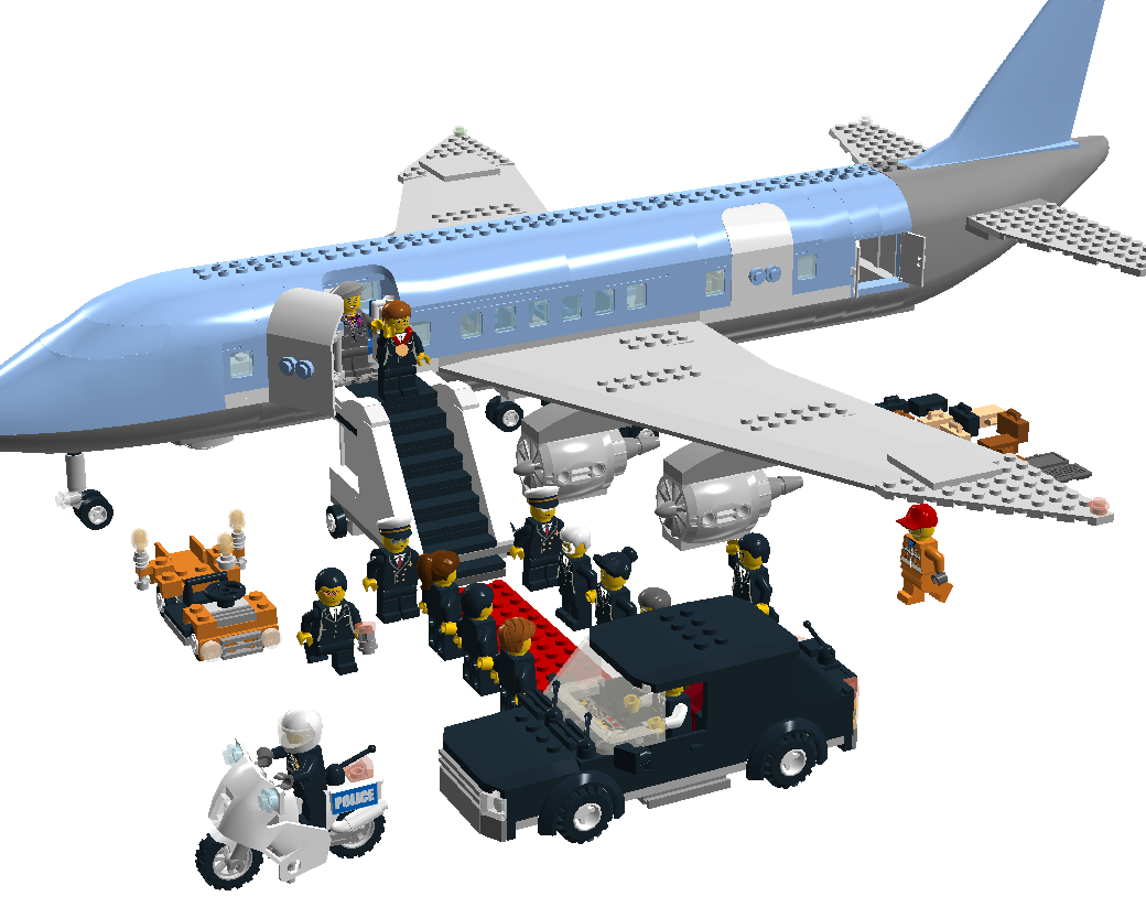 Police cheap plane lego