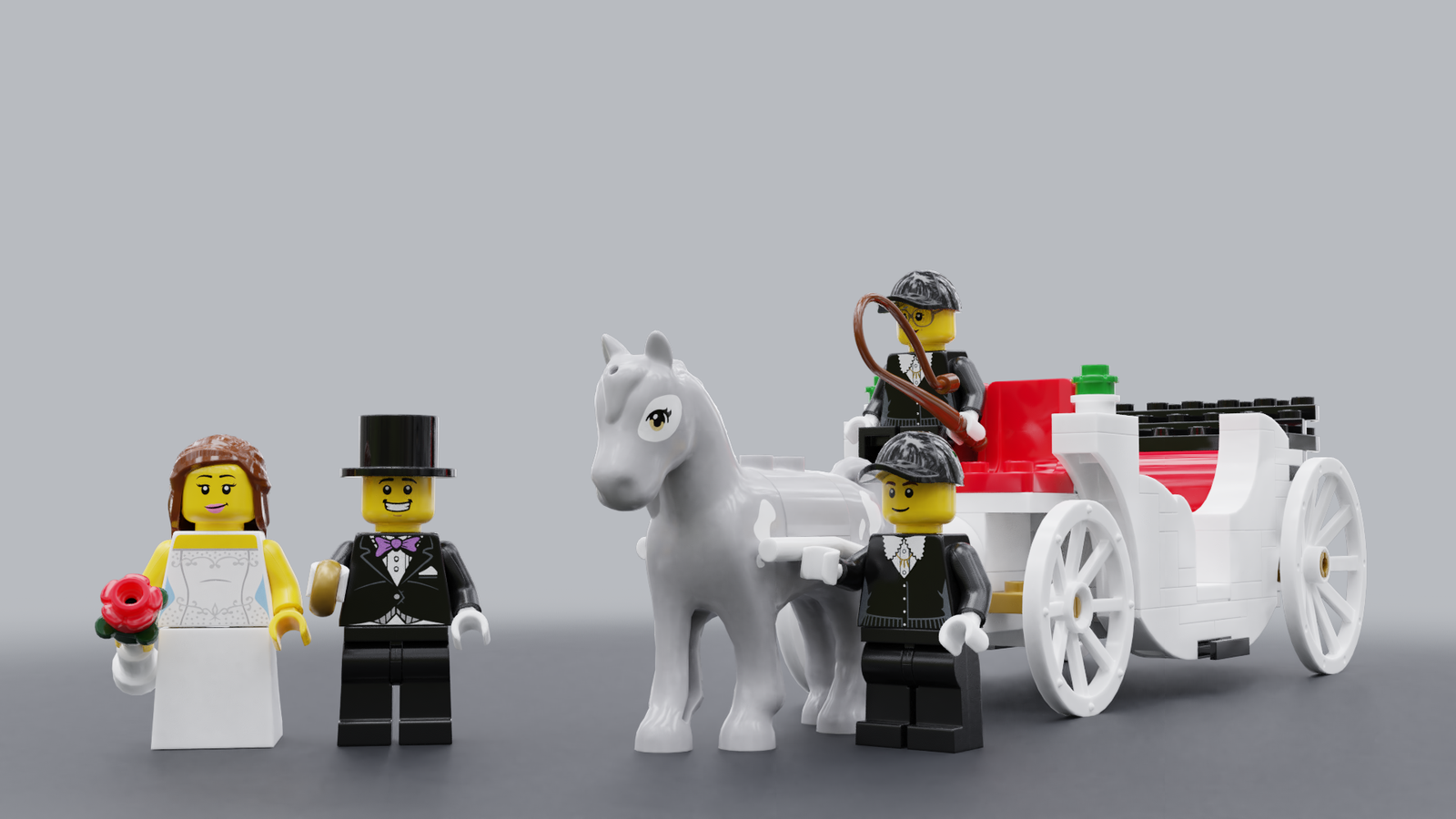 LEGO IDEAS Wedding Horse Carriage