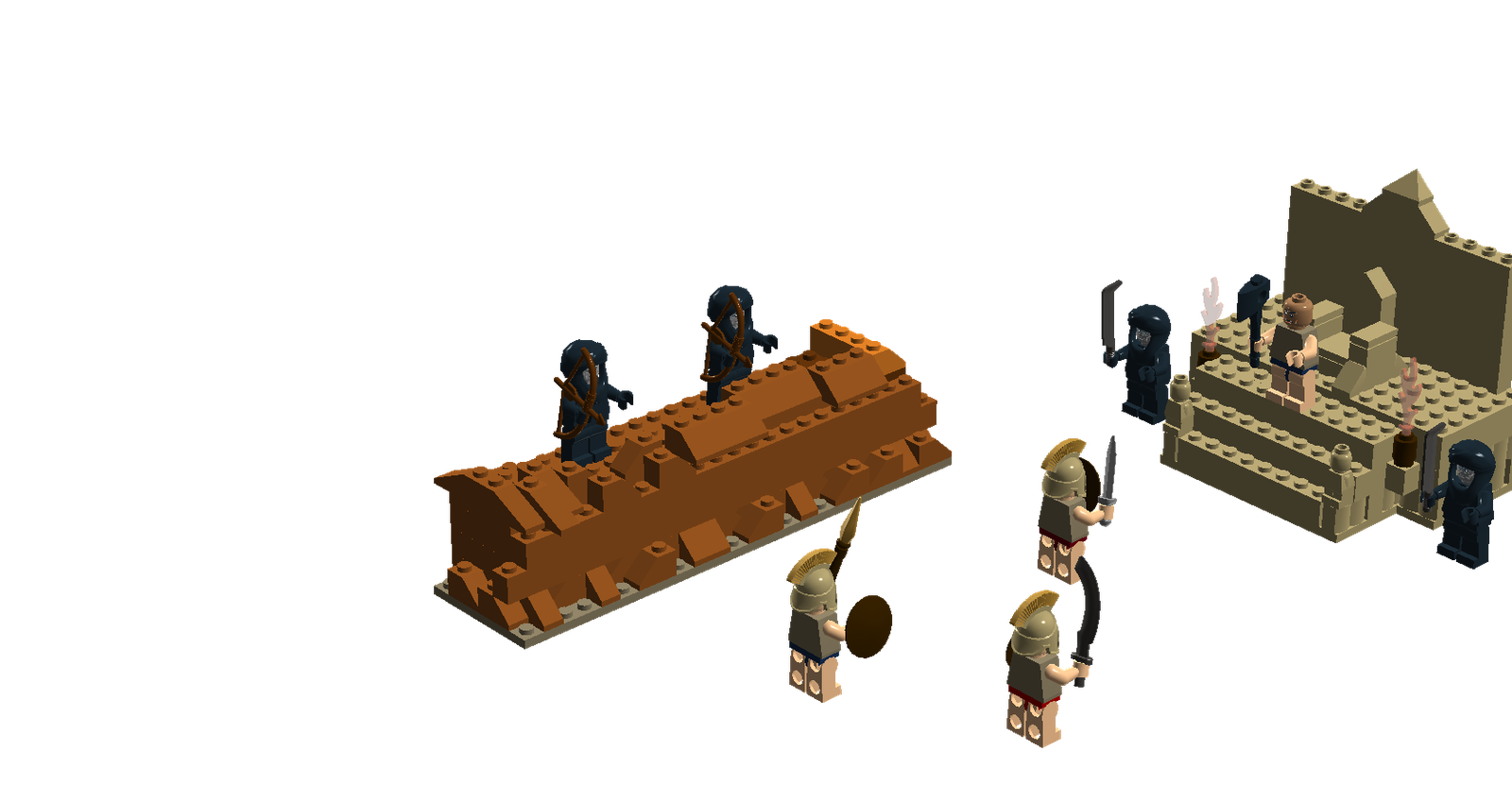 Lego spartan army sale