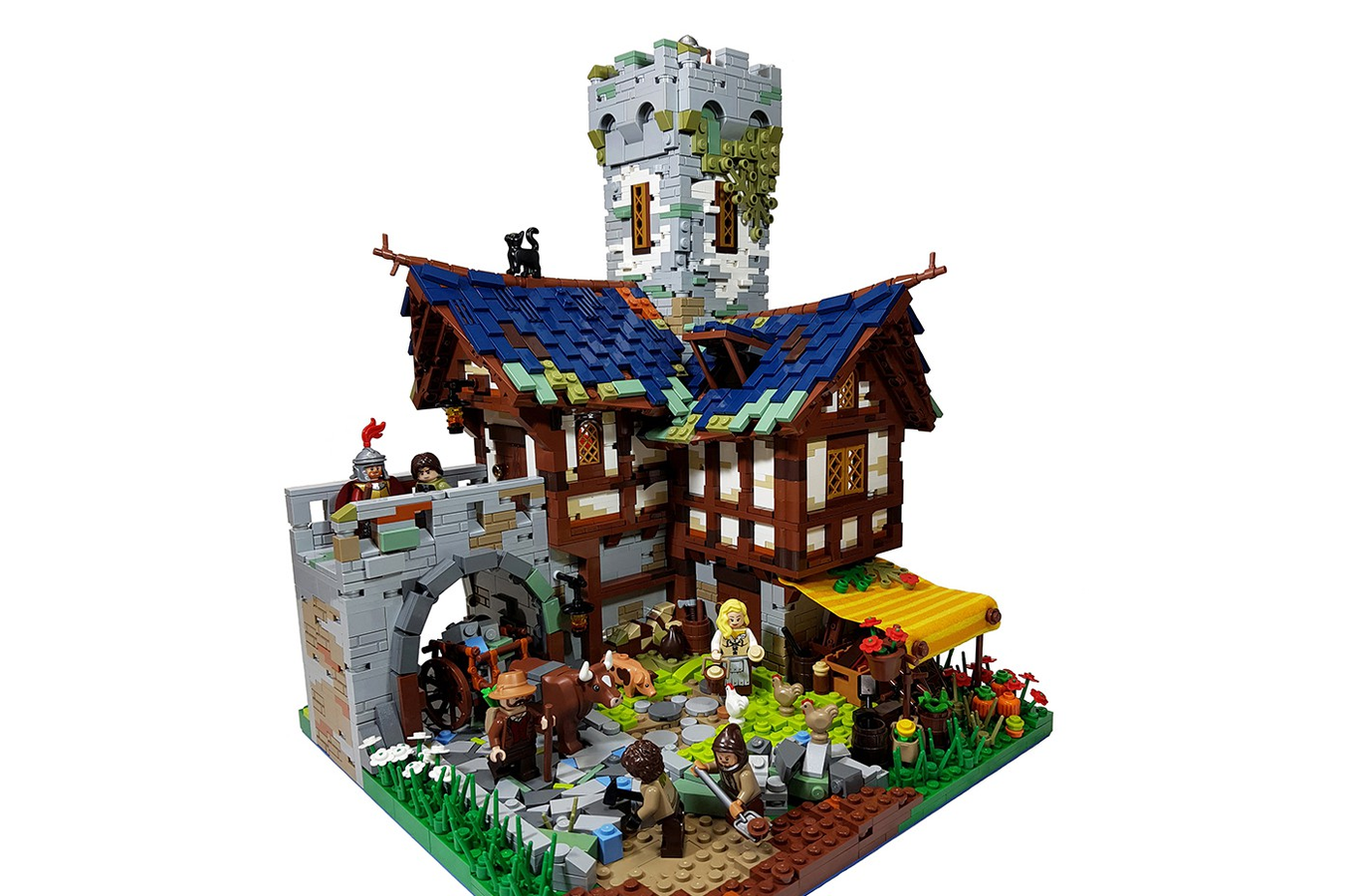 LEGO IDEAS - Medieval Village - Road Construction