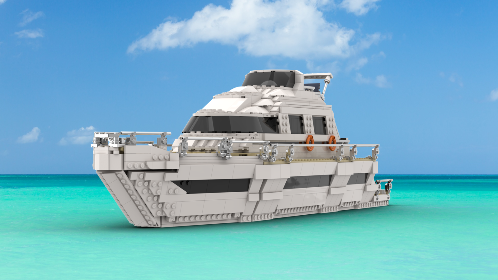 lego super yacht