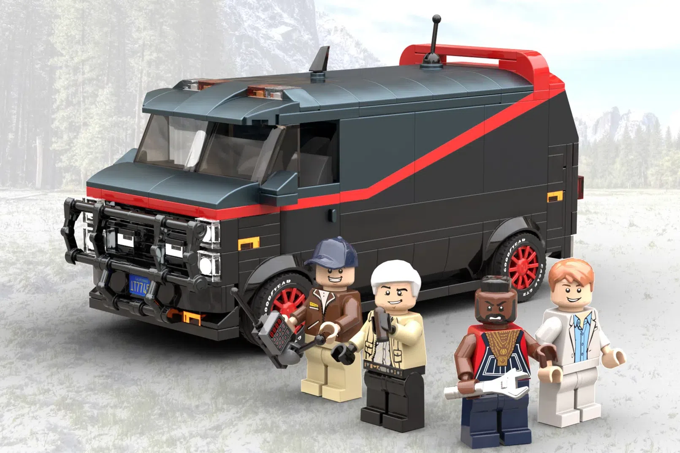 Lego van hot sale