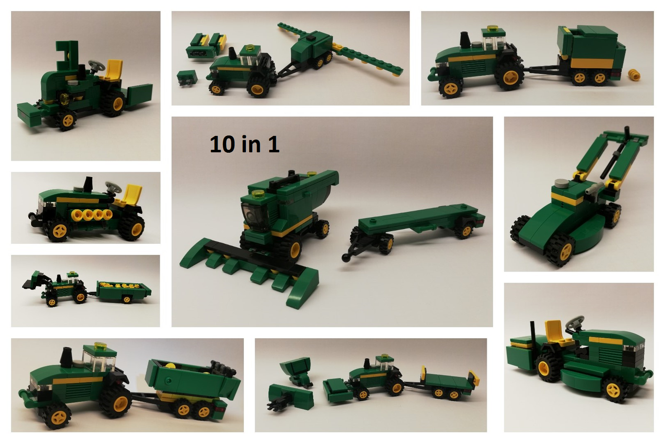 John Deere Tractor  Lego truck, Lego tractor, Tractors