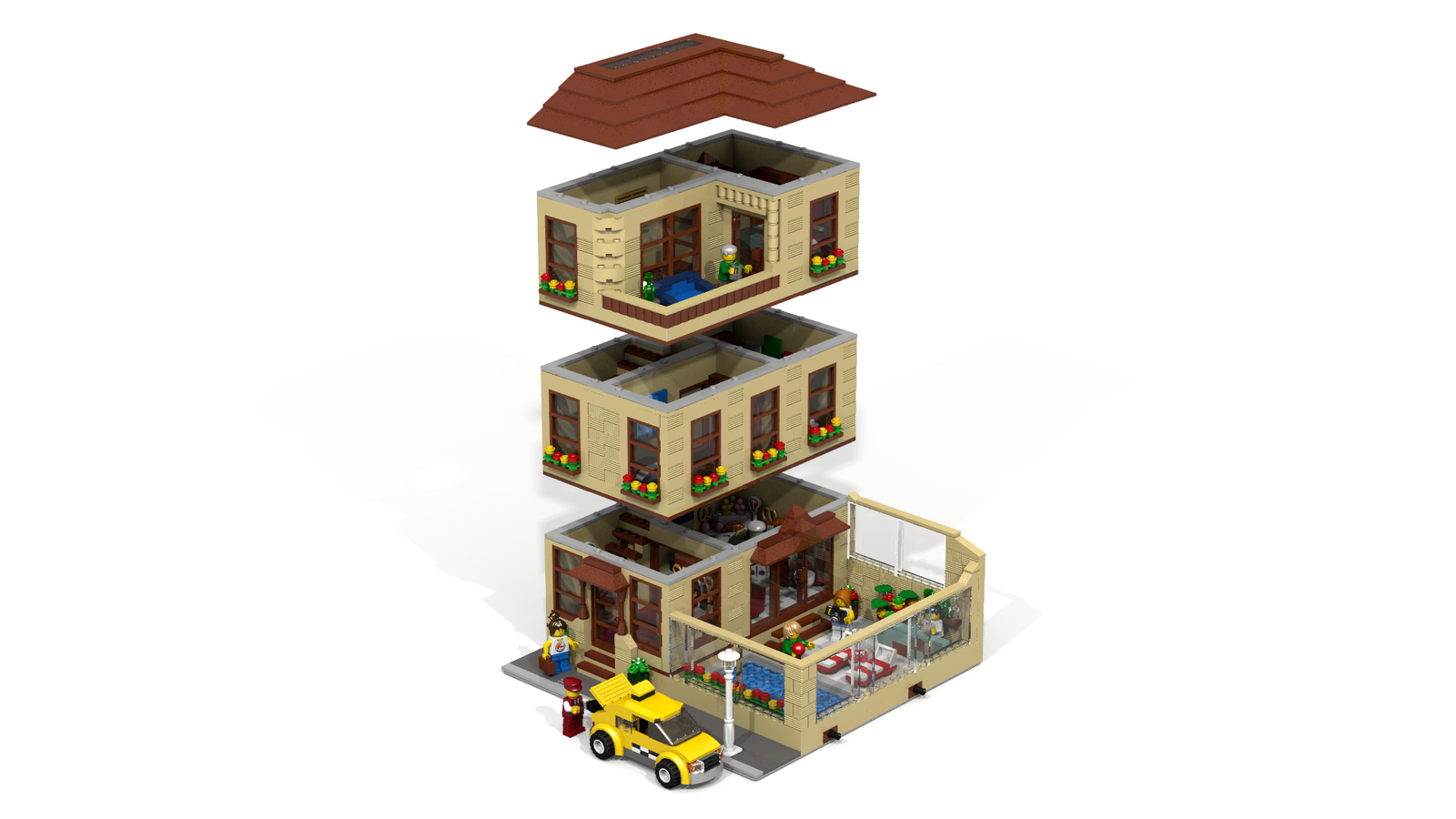 LEGO IDEAS The LEGO Hotel Modular Building