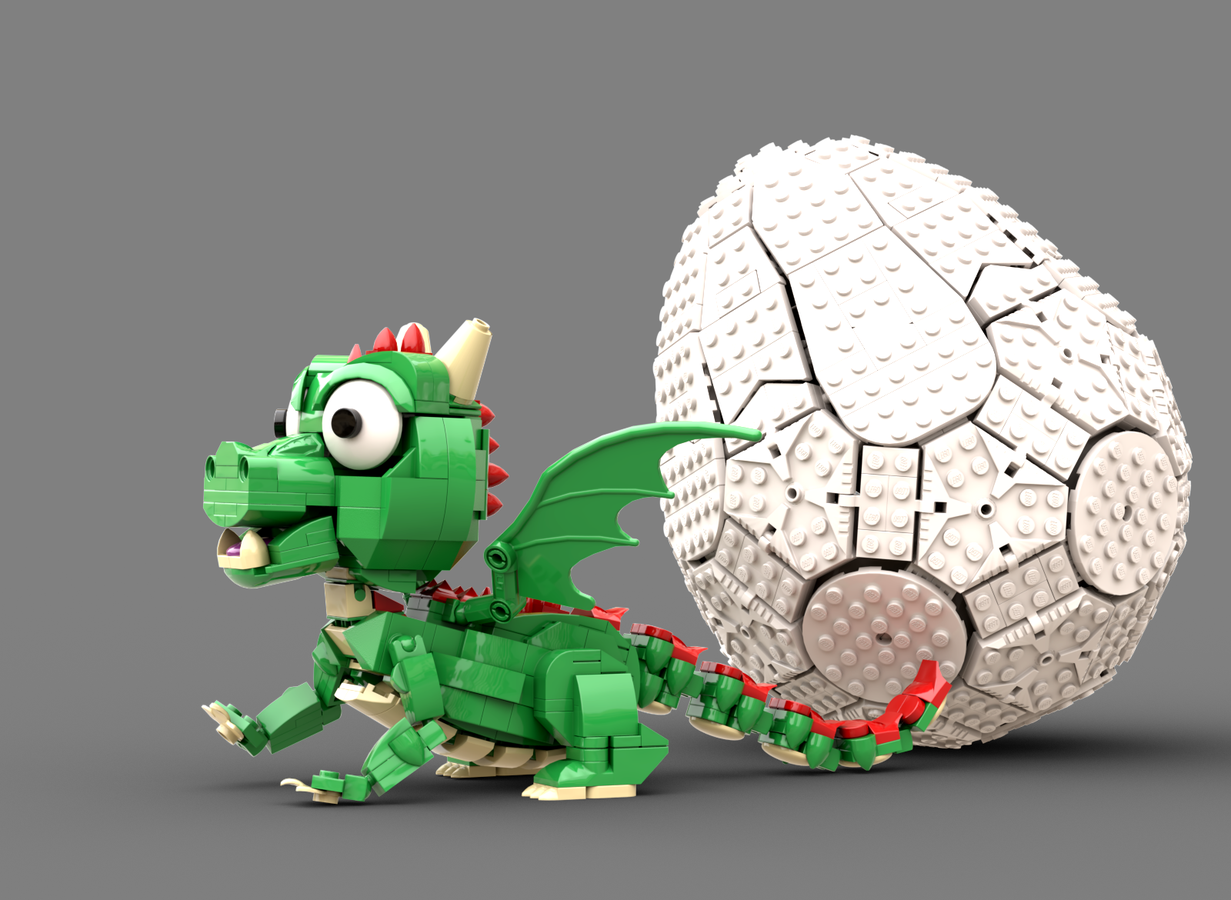 lego baby dragon