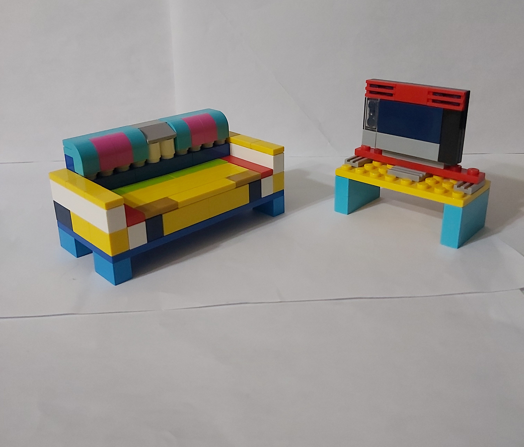 LEGO IDEAS Lego Sofa and TV