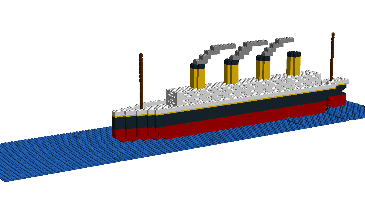 LEGO IDEAS Sort of Mini Titanic