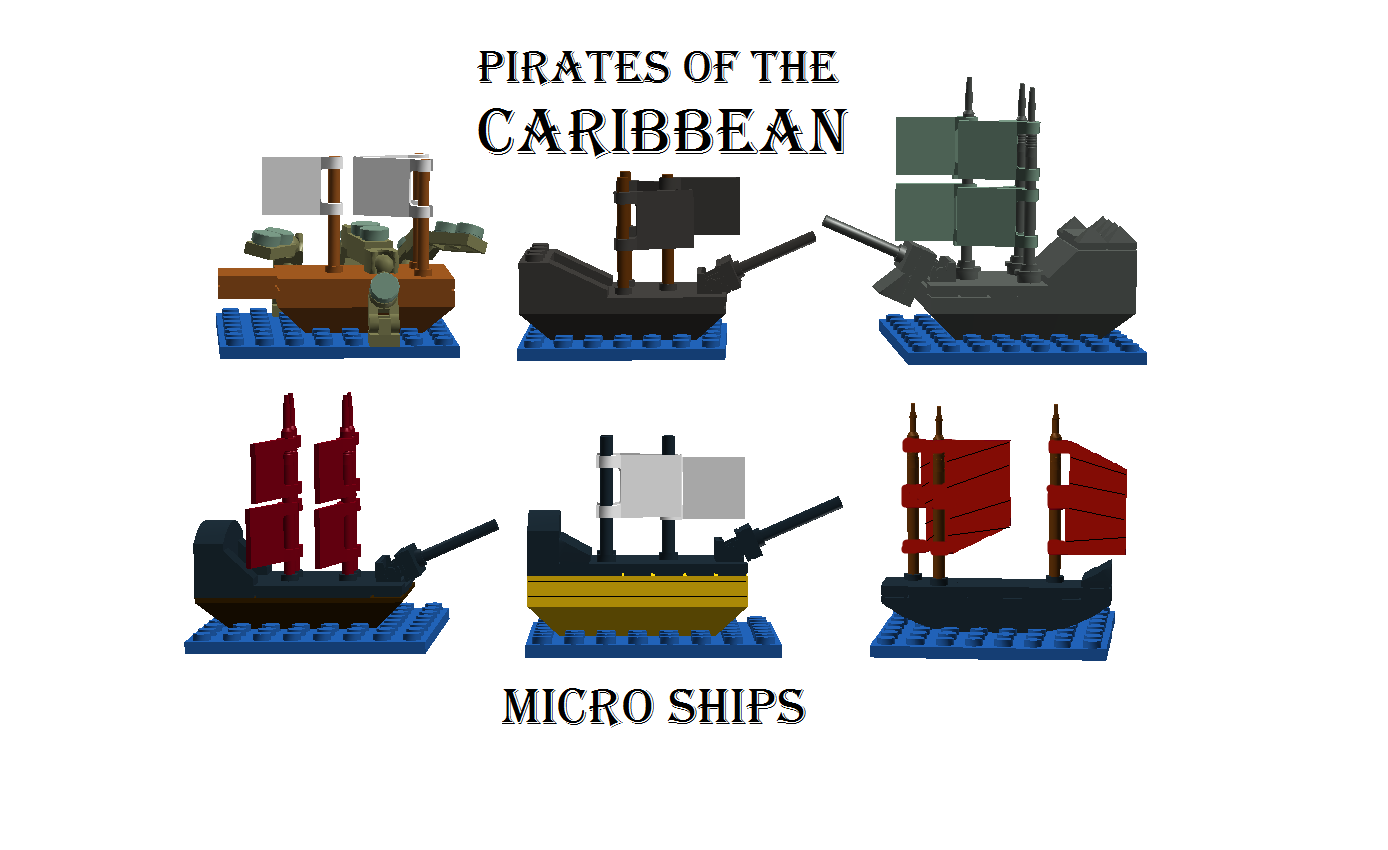 Lego micro pirate store ship