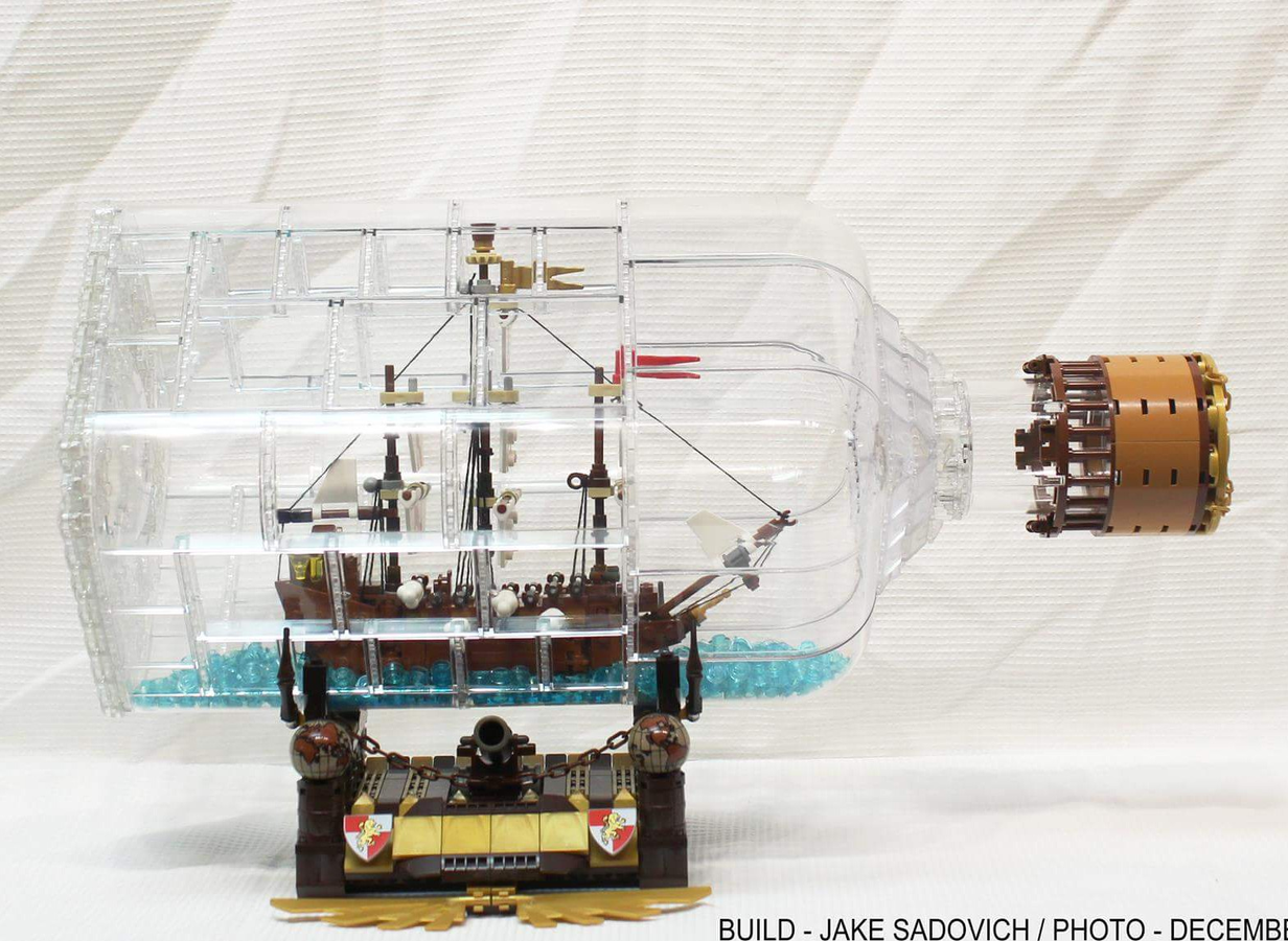 Lego Ideas Ship In A Bottle The Flagship Leviathan