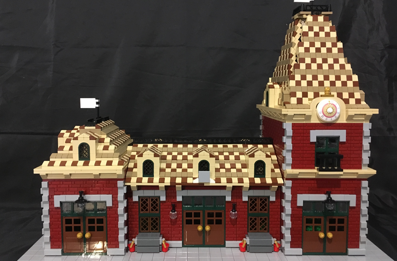 Disneyland train hot sale station lego