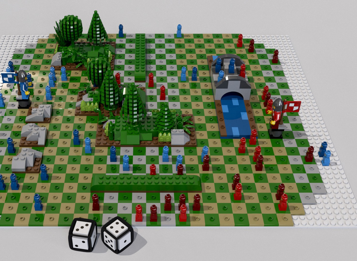 LEGO IDEAS - Guards® - an Exciting LEGO Board Game of Strategy and Tactics!