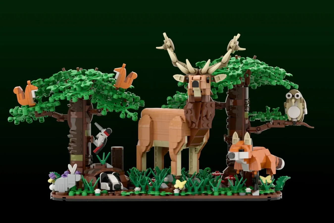 Deer discount lego set