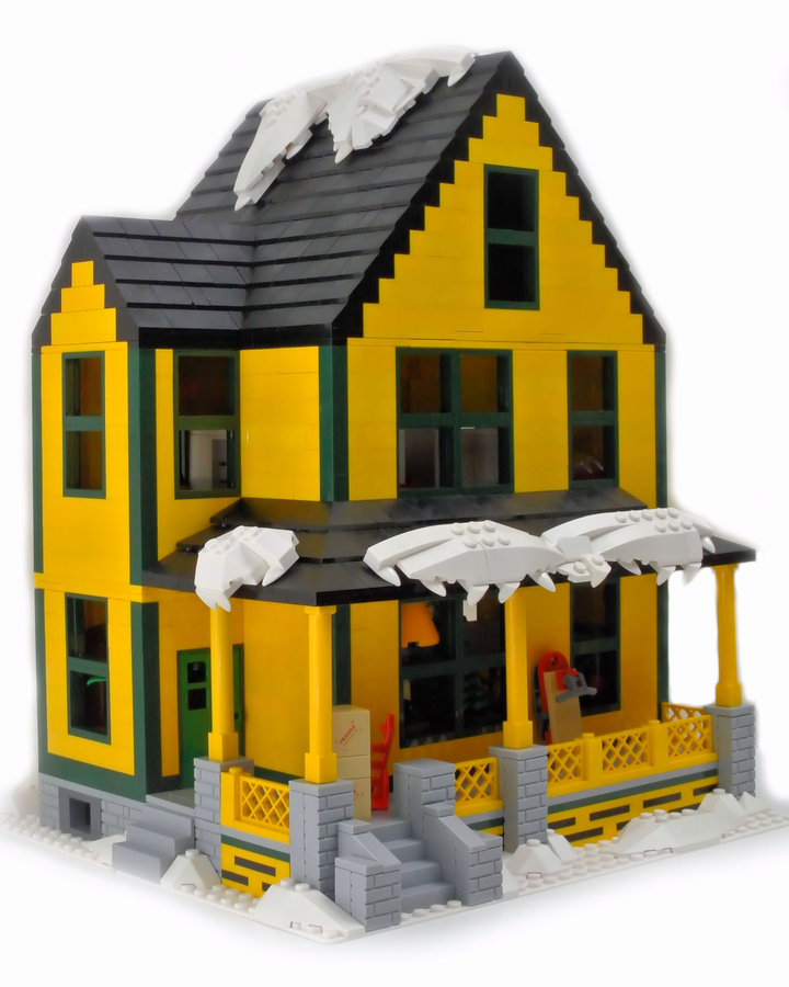 Lego best sale yellow house