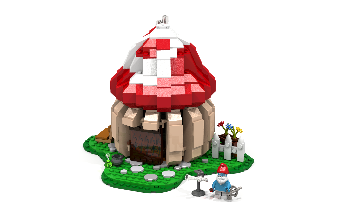 LEGO IDEAS - LEGO Mushroom House