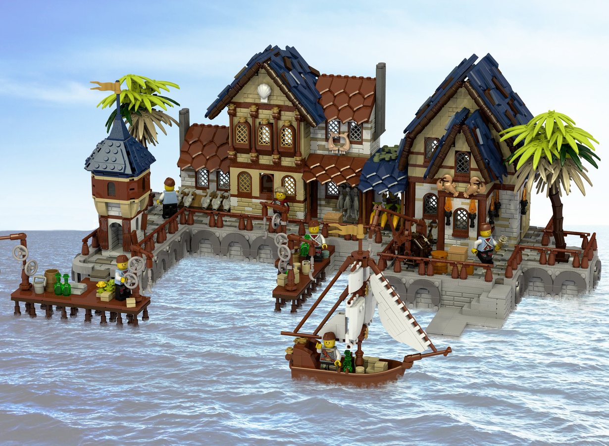 Lego Ideas Medieval Harbor