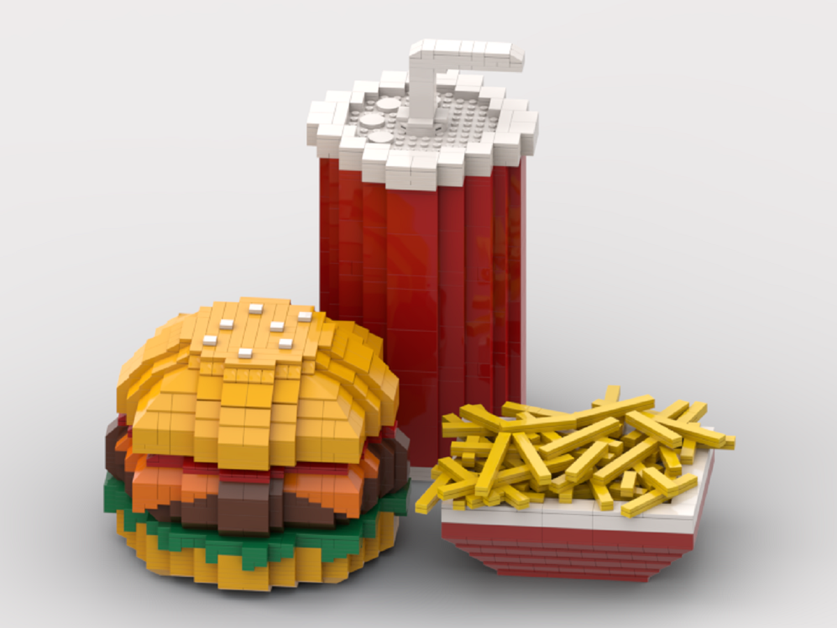 LEGO IDEAS Burger and Fries