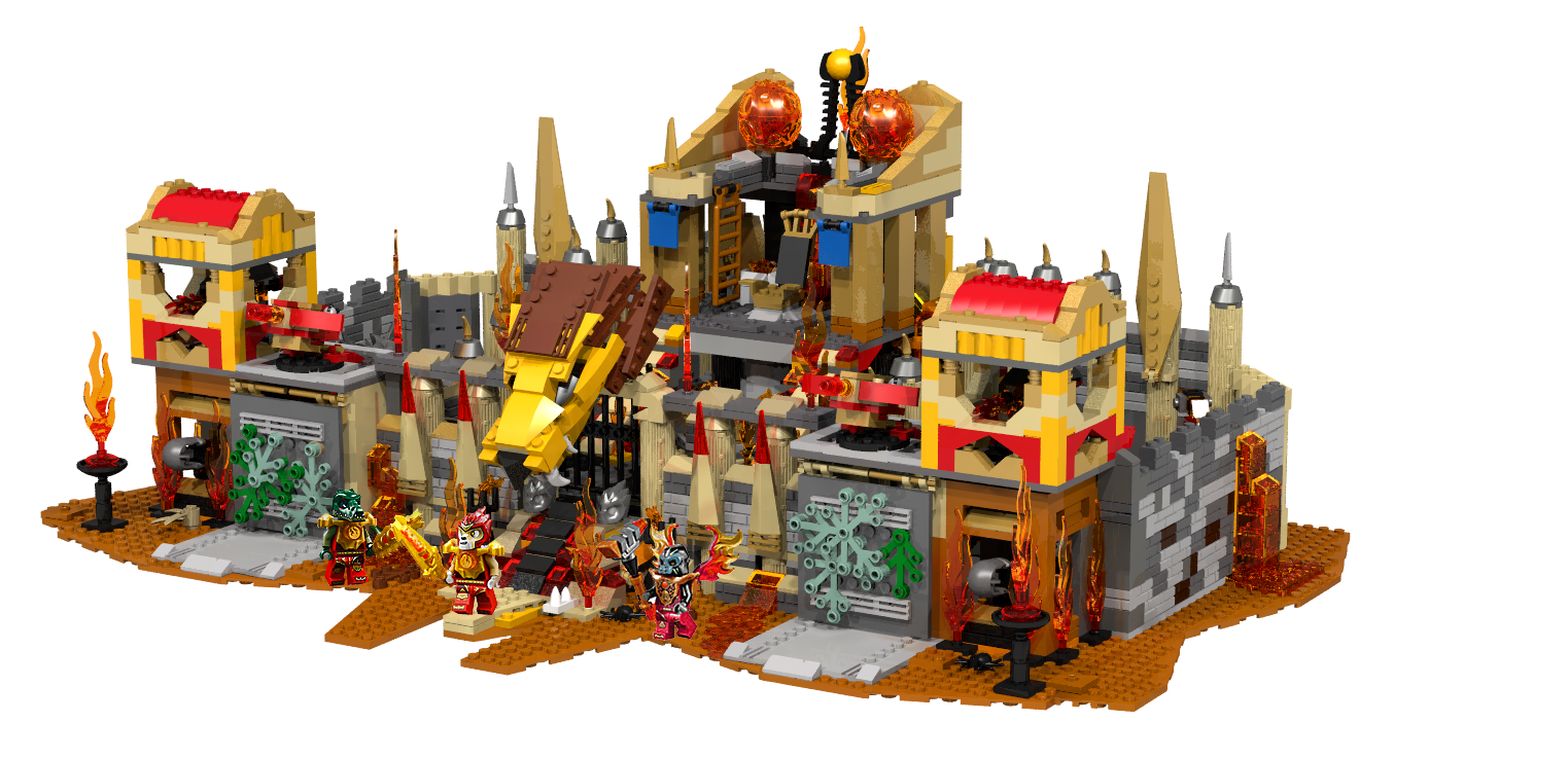 LEGO IDEAS - Legends of Chima: Fortress of the Fire Tribes