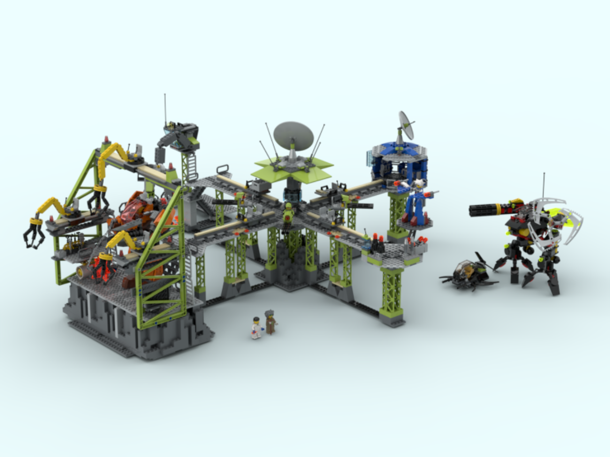 Lego Ideas Lego Exo Force Green Paradise Station