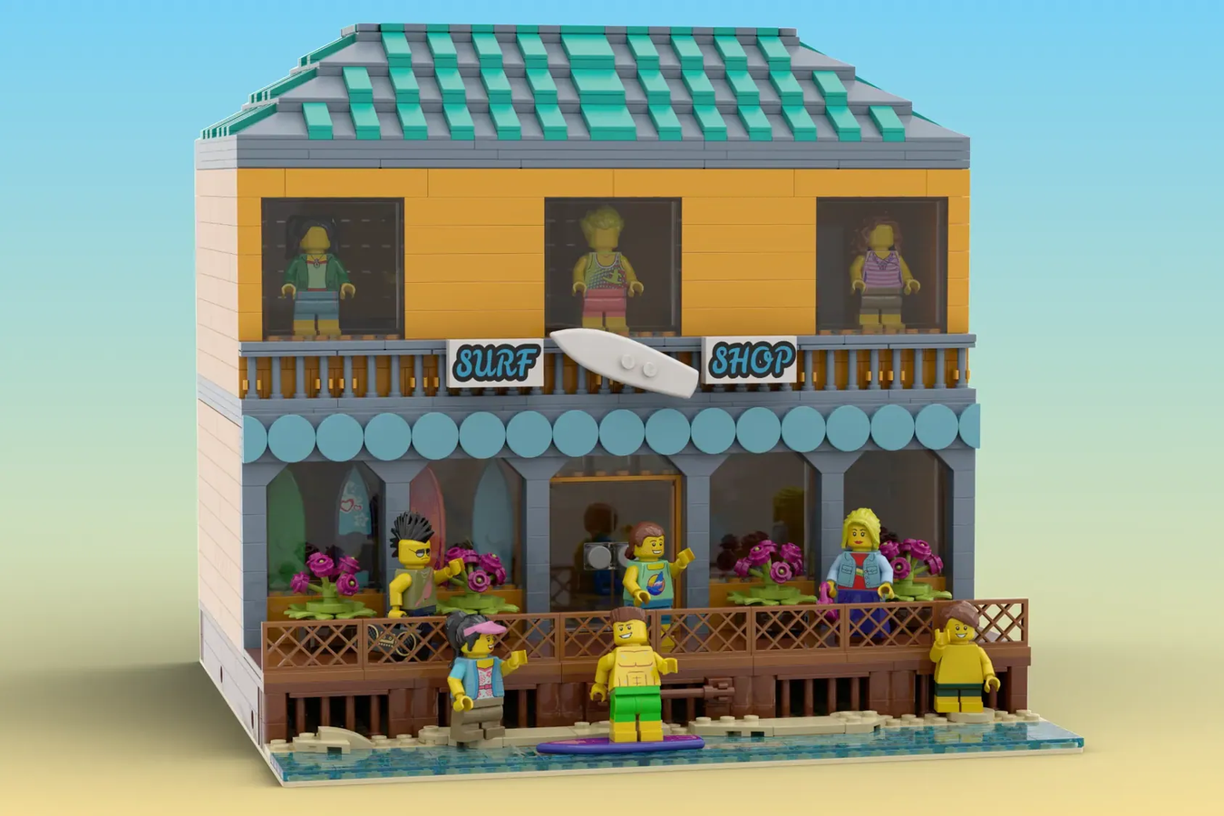 Lego cheap surf shop