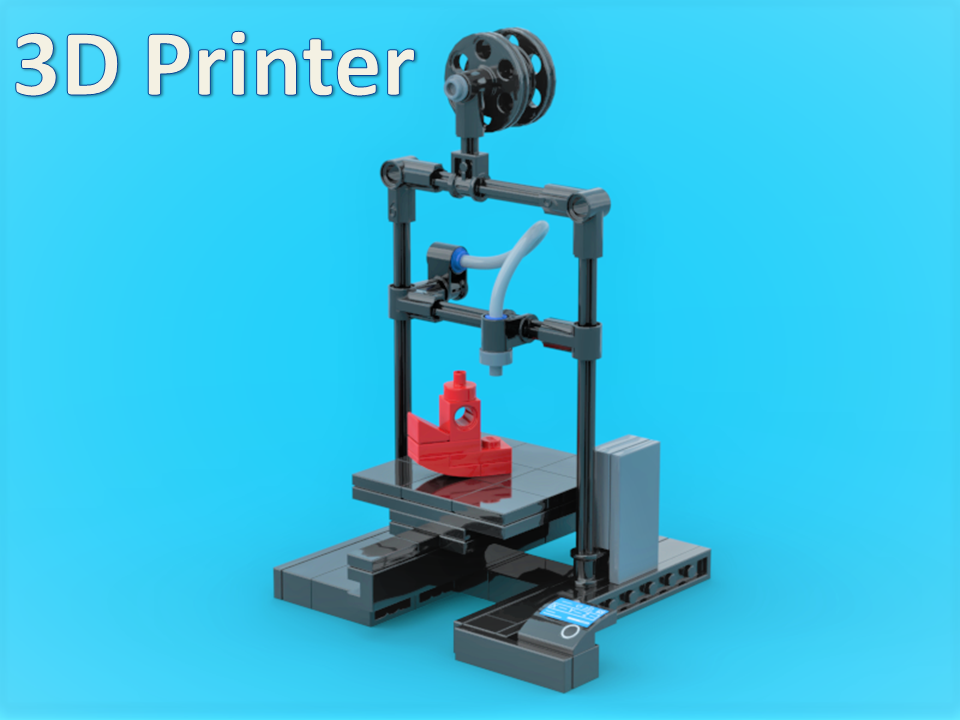 3d printer art lego