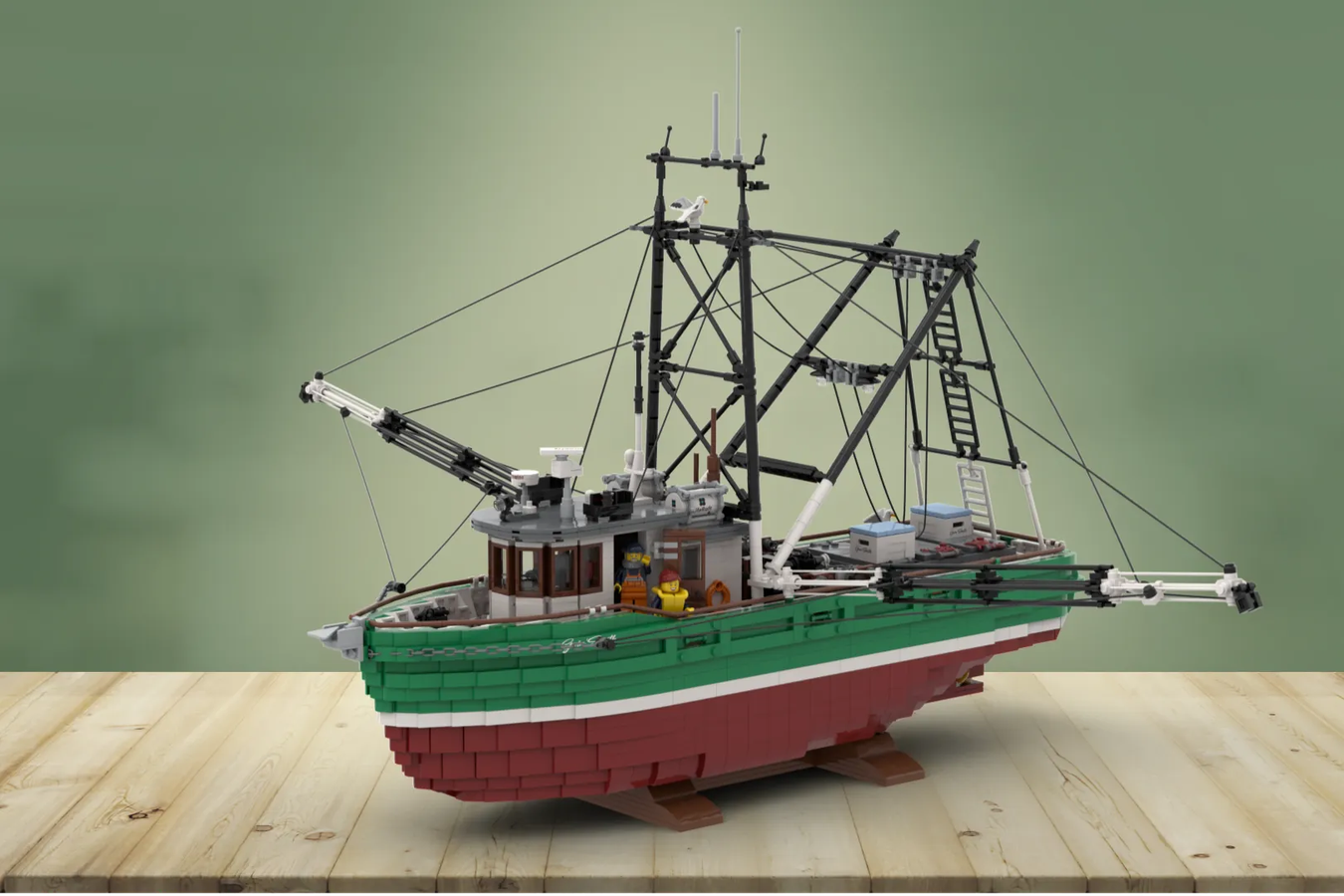 LEGO IDEAS - Coasting on the waves - Small Fishing Boat