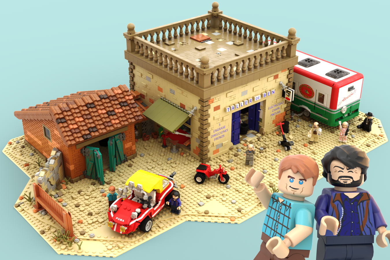 LEGO IDEAS - Bud Spencer & Terence Hill - Altrimenti Ci Arrabbiamo -  Watch Out, We're Mad - 50th Anniversary