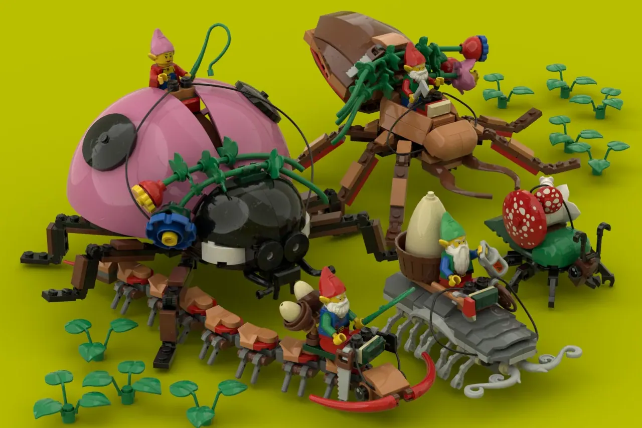 LEGO IDEAS Gnomes in the Backyard