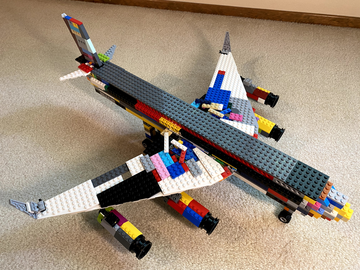 Lego best sale model plane