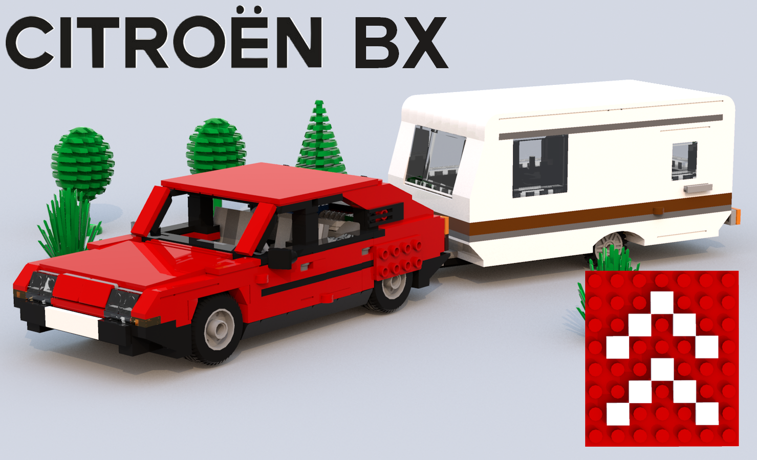 LEGO IDEAS Citroen BX 80 s Camping Trip